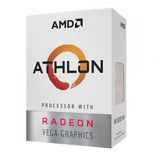 AMD Athlon PRO 300GE AM4 Socket Desktop Processor with Radeon Vega 3 Graphics